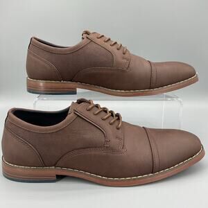 NEW Reserved Footwear Men’s Asher Oxford Dress Shoes Brown Size 9.5